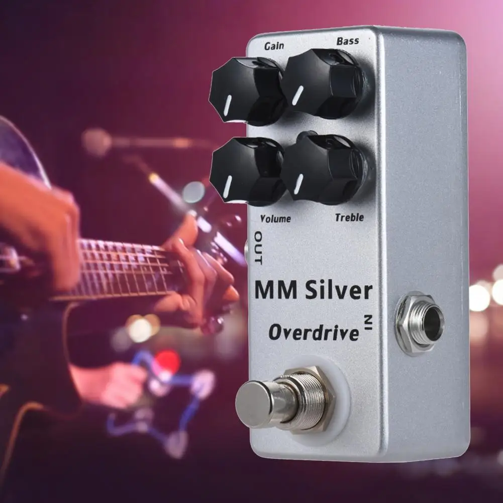 

Sturdy MM Overdrive Electric Guitar Effector Impact Resistant Electric Guitar Pedal Lightweight for Performance