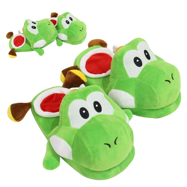 Super Mario Bros Yoshi Cartoon Funny Chaussons pour hommes, Couples,  Enfants, Ménage, Sol, Créatif, Maison, Coton, Hiver, Garçons, Bol