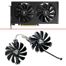 

NEW 95MM FDC10U12S9-C 4PIN DC 12V 0.45A RADEON RX 6600 8G GPU FAN For XFX Speedster SWFT 210 RX 6600 XT Gaming Video Card Fans