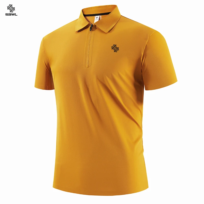 Outdoor sports running exercise golf seamless POLO short sleeve T-shirt office leisure short sleeve base shirt SBWL mens golf shirt women golf polo shirt