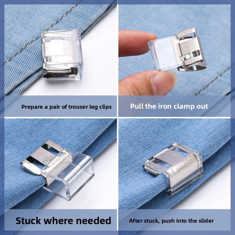 Fixing Clip for Clothes, Anti-Slip Trouser Edge Clip, Seamless Hidden Sewing Clips for DIY Apparel Arts, Crafting & Garment