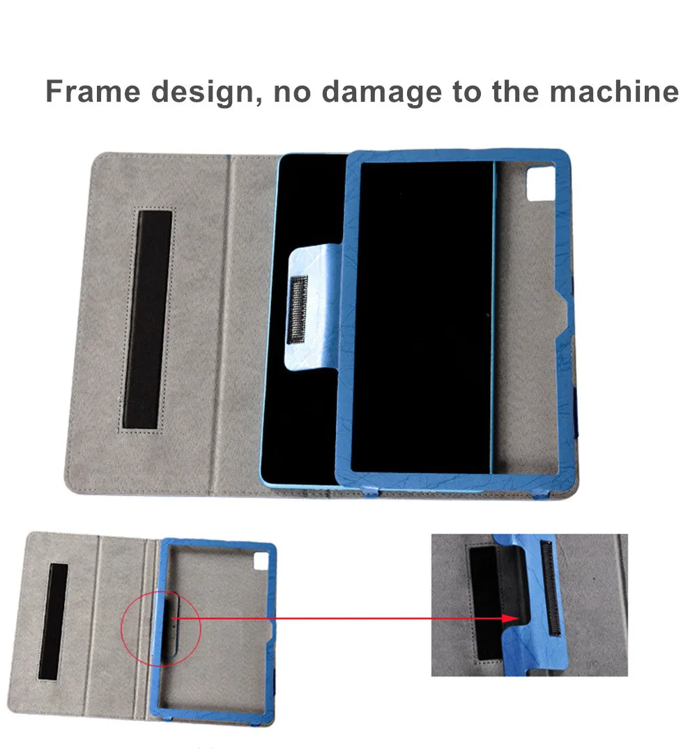 Estojo Magnético de Couro pu para Teclast T50 Tablet Suporte Dobrável Proteger Shell Colorfull Print 11 Cover - Imagem 5