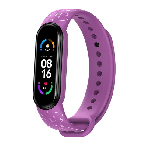 Strap for Xiaomi Mi Band 6 5 4 3 Wristband Silicone Bracelet Wrist Straps for Miband 3 4 5 Band 6 Smartwatch Accessories