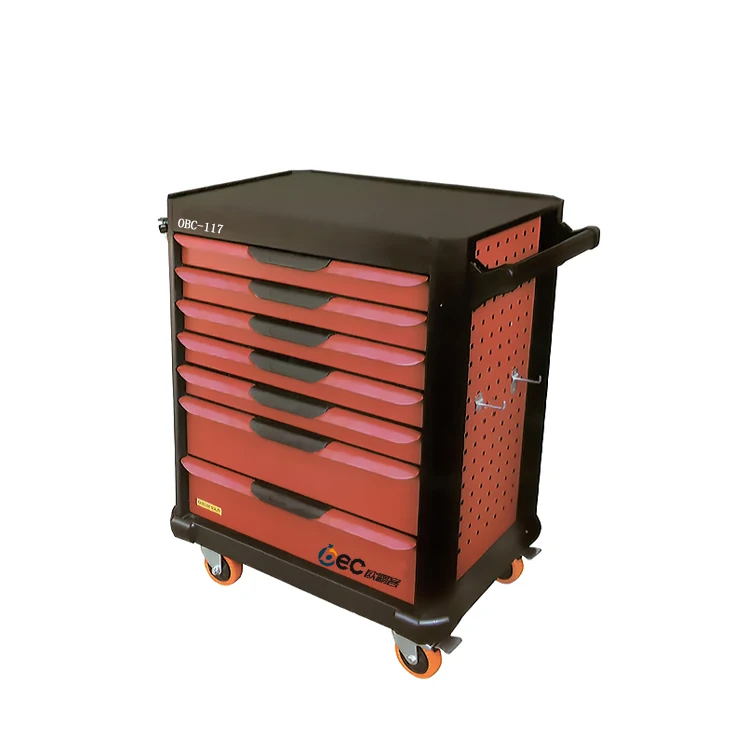 

mobile toolbox and tool trolley with cabinet handle tool set for repair
