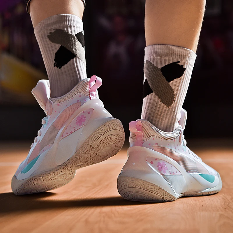 QQ-8010 Men's Basketball Sneakers, Non-Slip Training Sports Shoes, Wearable High-Top Basketball Shoes, Fashion, High Quality 6