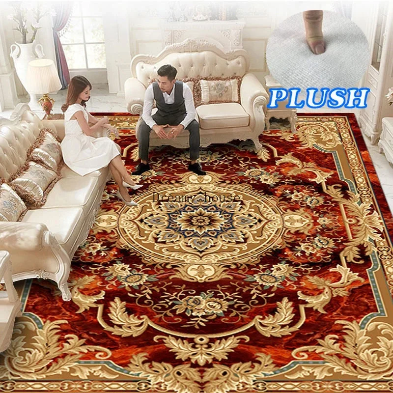 Plush Carpet Luxury Customizable Soft Flannel Rugs For Living Room Bedroom Decor Home 200x300 Non-slip Mat For Kids