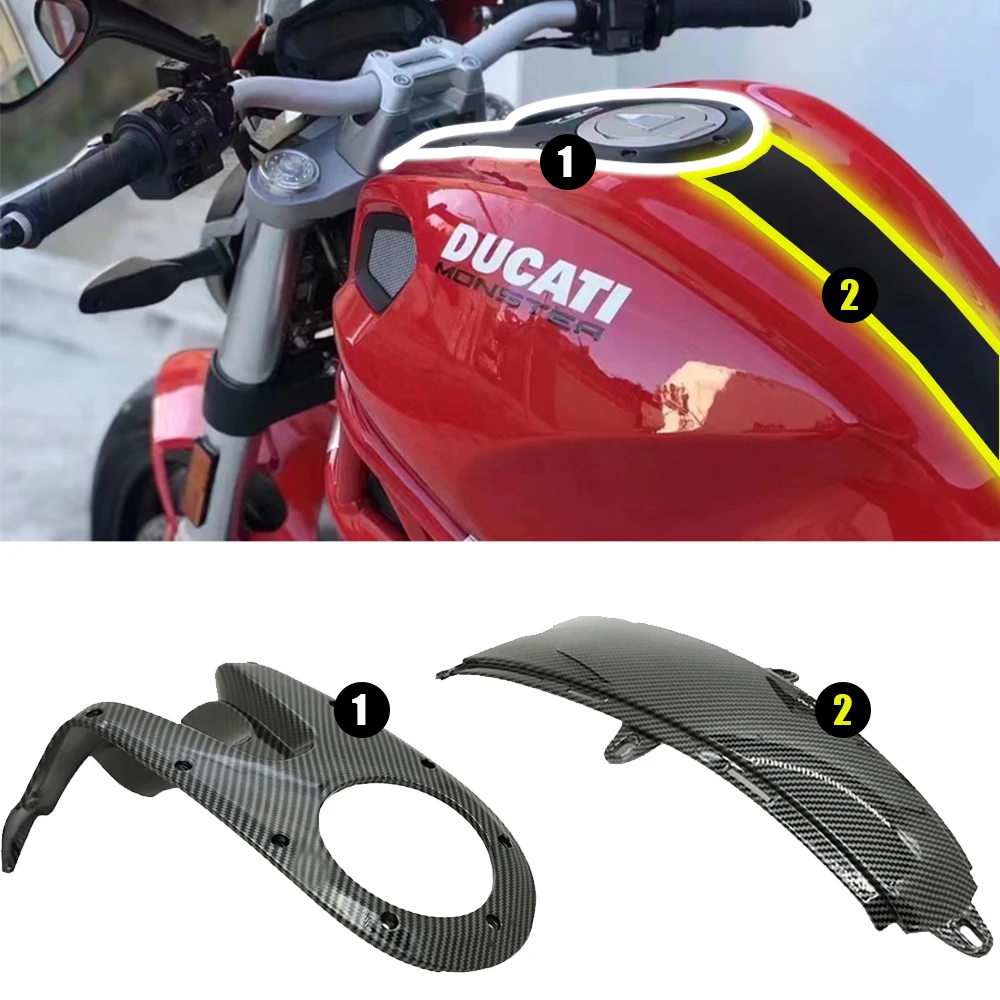 カーボンファイバー製オートバイアクセサリー,ドゥカティモンスター用