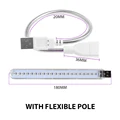 With Flexible Pole