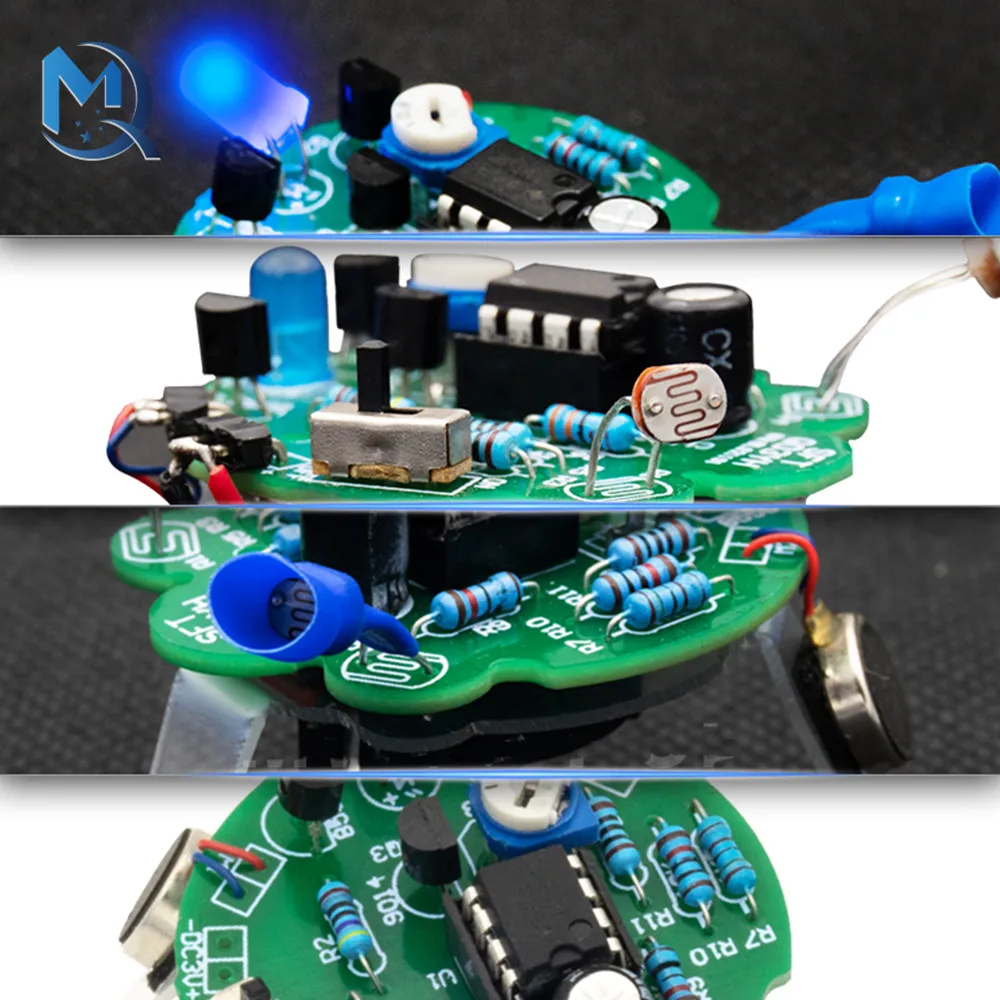 Il Robot intelligente segue la sorgente luminosa per spostare la luce a Led Chaser Robot giocattolo Robot fai-da-te sensore fotosensibile parte del Robot Mobile - immagine 4