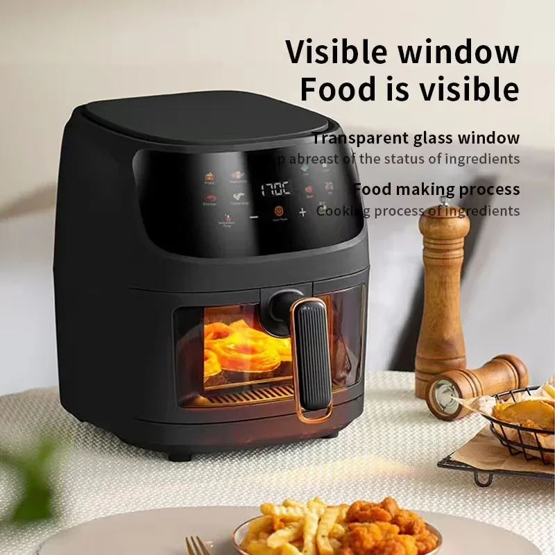 Visual Multifunctional Electric Fryer French Fries Fried Chicken Household Air Fryer Automatic Electric Oven 2