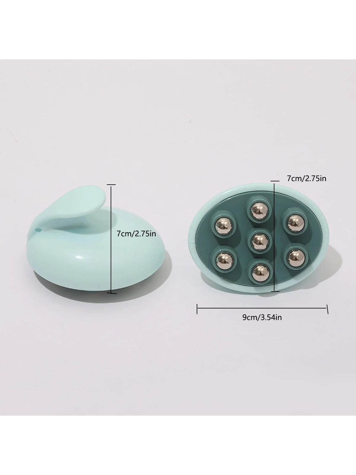 1pc Seven Ball Deep Tissue Massager Roller-Multi-Purpose Kneading for Abdomen, Arms, Shoulders, Waist & Thighs-Portable, Erg