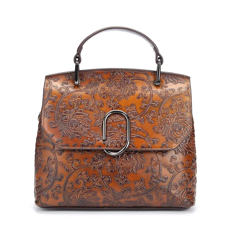 Y2k One Shoulder Handbag Bag Women's Tote Crossbody Genuine Leather New Fashionable Trendy Commuting Exquisite Classic Style