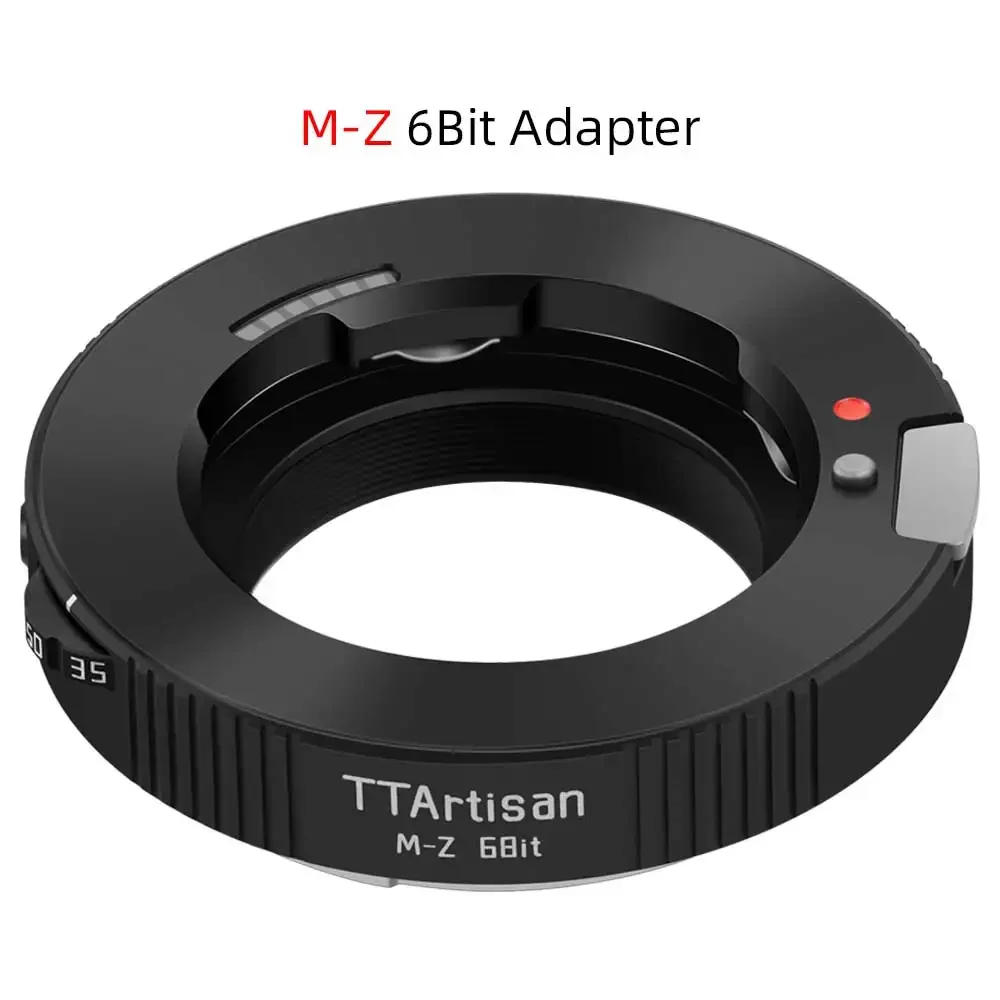 

TTartisan M-Z 6Bit Adapter Ring for Leica M Lens to Nikon Z-mount Camera Z5 Z7 Support Exif Transmission Focus Distance Prompt