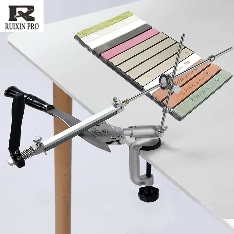 

all new ruixin pro knife sharpener sharpening stone sharpening system blade diamond whetstone 3000 grit professional