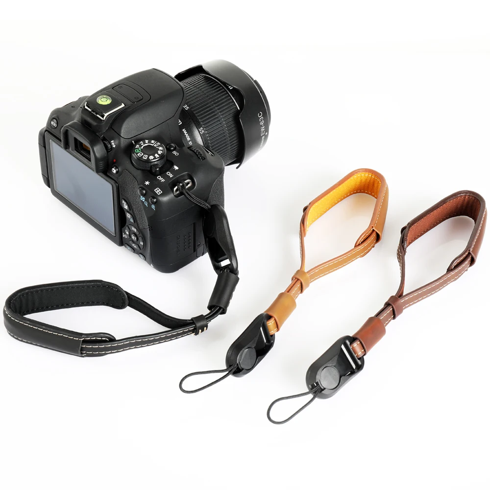 Quick Release Buckle PU Leather Camera Hand Wrist Strap For Leica Q Q2