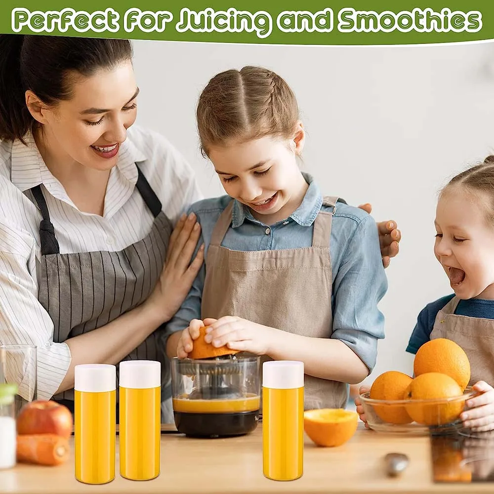 12 Bottiglie Sensoriali Vuote Da 250ml Con Coperchi Neri | Bottiglie In PET Per Alimenti, Frullati E Caffè Freddo | Ideali Per Creatività E Bevande - Foto 11