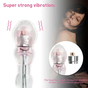 10 Speed Anal Vibrator for Women Anal Beads Prostate Massage Dual Motor Butt Plug Stimulator USB Charge Sex Toys For Men 5