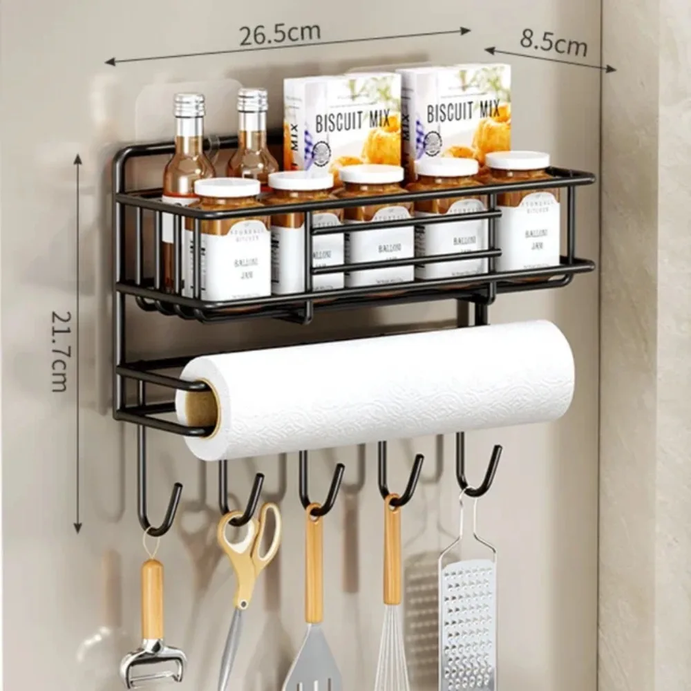Kitchen Refrigerator Side Shelf Space Saving Spice Storage Rack Kitchen Fridge Shelf Rack Refrigerator Kitchen Organizer Shelf ﻿ 3
