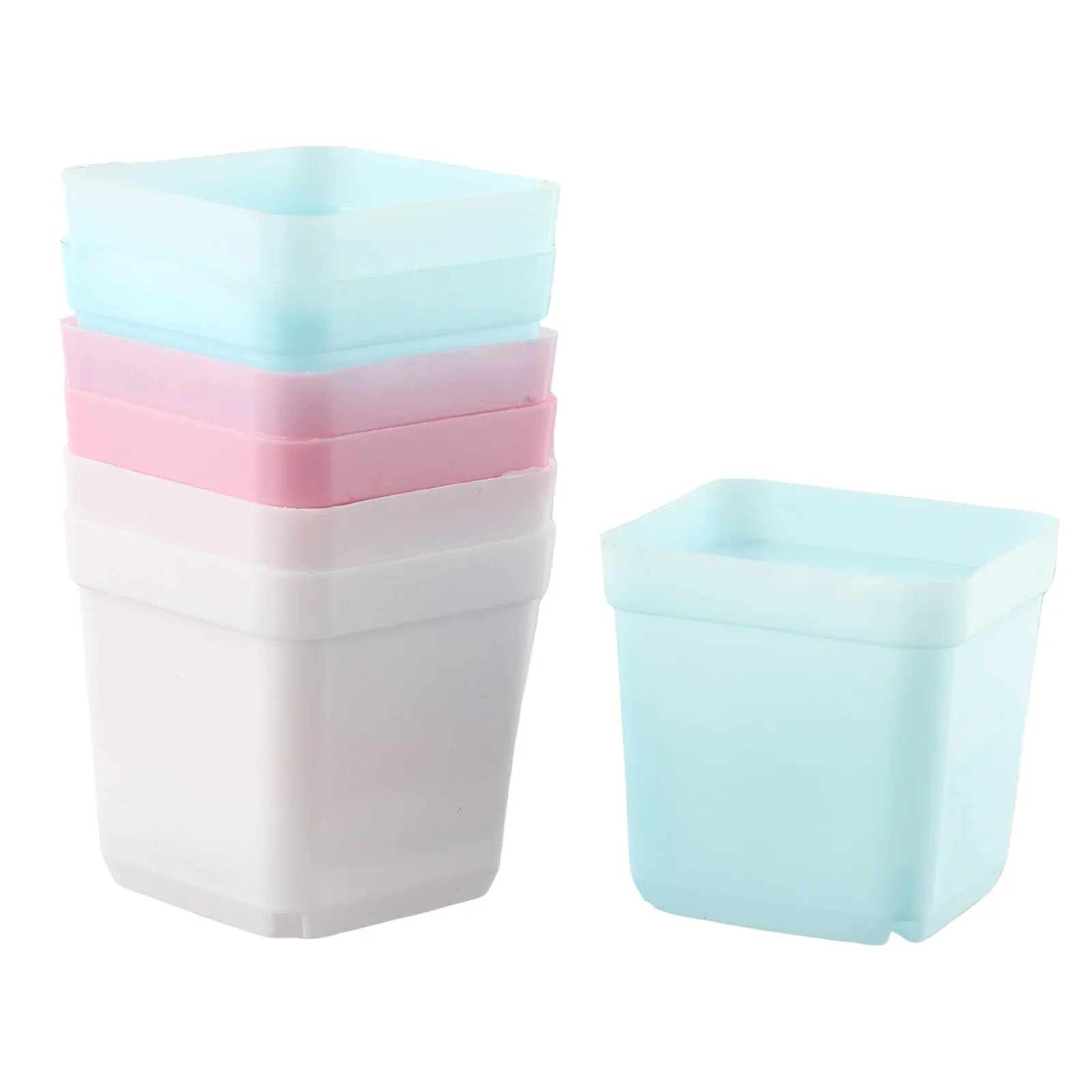 

Gartendekoration Flower Pot Blumentopf Home Office Kunststoff Nursery Pot 20 Stück / Set 20pcs/set Farbmischung