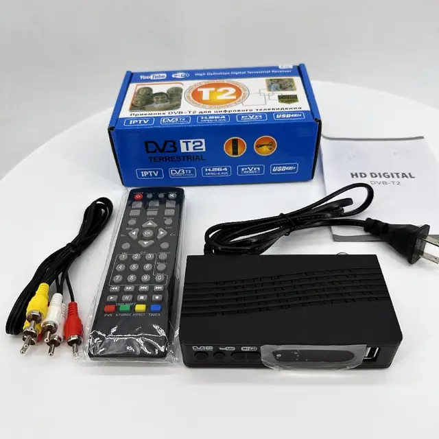Dvb-t Smart Tv Box Hdmi Dvb-t2 Stb H.264 Hd Tv Digital Terrestrial Receiver  Dvb T/t2 Set-top Boxes Free Tv Support Wifi Dongle - Set Top Box -  AliExpress