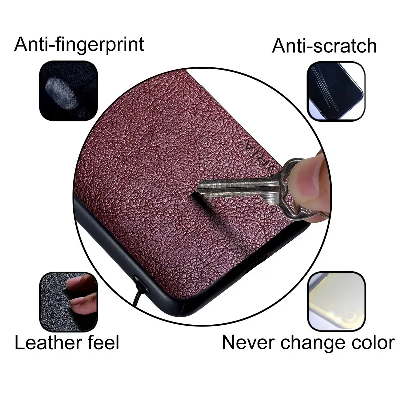 Vintage Leather Soft Cover - Stylish Luxury Phone Case