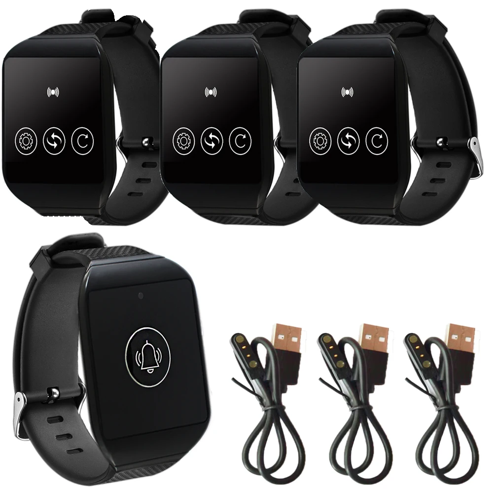 SU-690 Wireless Watch Receiver Waiter Call Restaurant Pager For Hookah Cafe Dentist Clinic