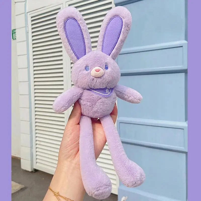 Stuffed Baby Rabbit Keychains  Pink Stuffed Rabbit Keychain - Rabbit Plush  Doll Key - Aliexpress