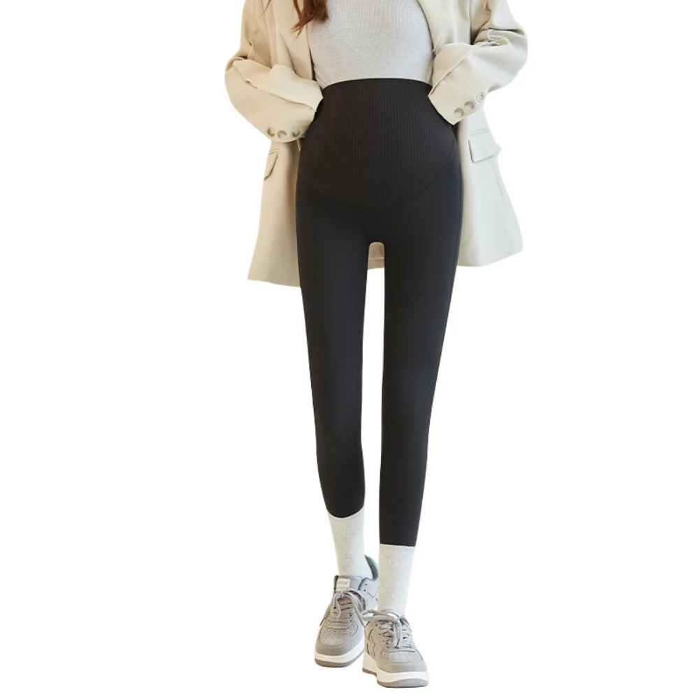 Pregnant Women clothing maternity Leggings Autumn Winter New pregnancy photoshoot Pants Plus Velvet Thick Wear Warm trousers maternity leggings