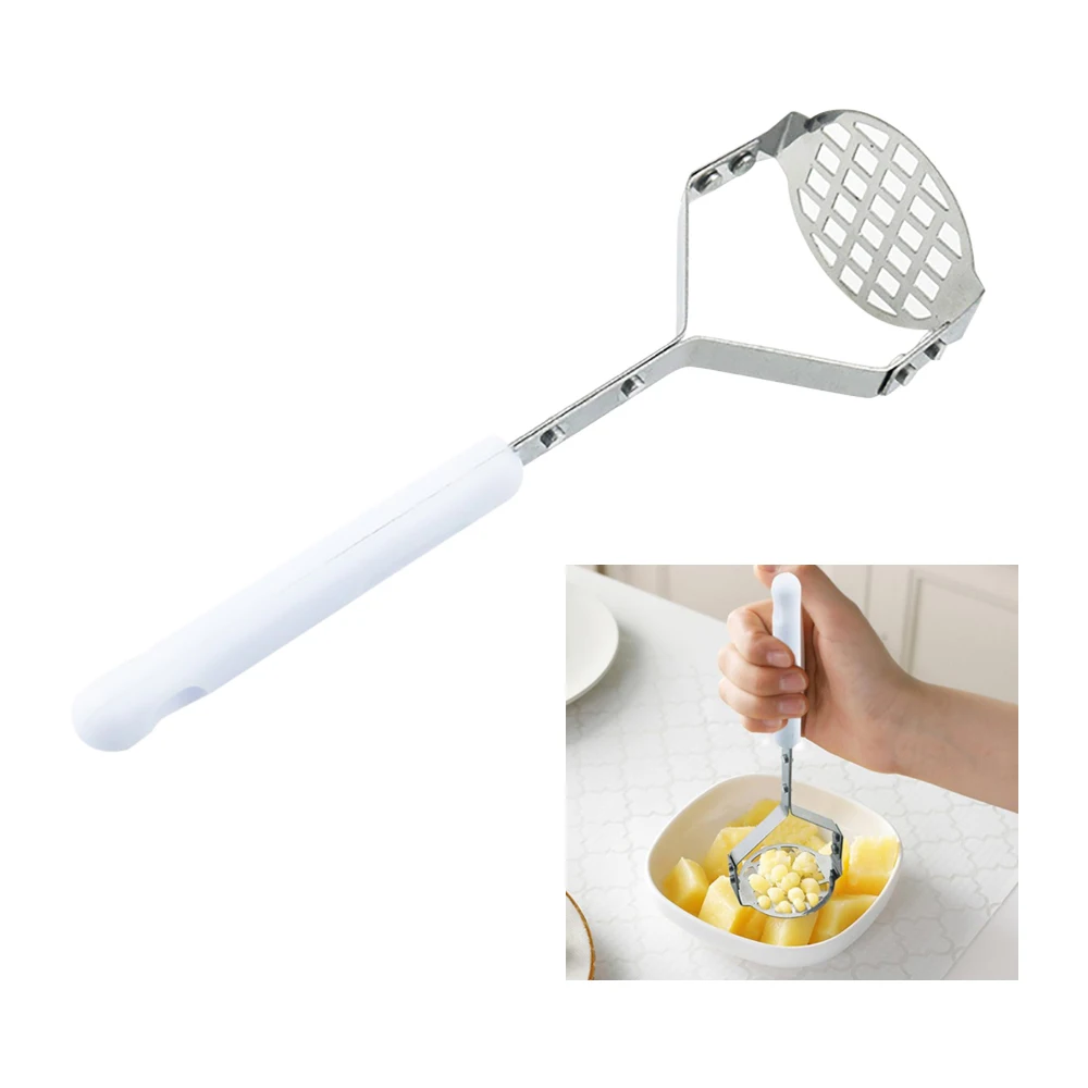 Stainless Steel Potato Masher Ricer Manual Potatoes Crusher Fruit Vegetable Pressure Mud Potato Press Tools Kitchen Gadgets