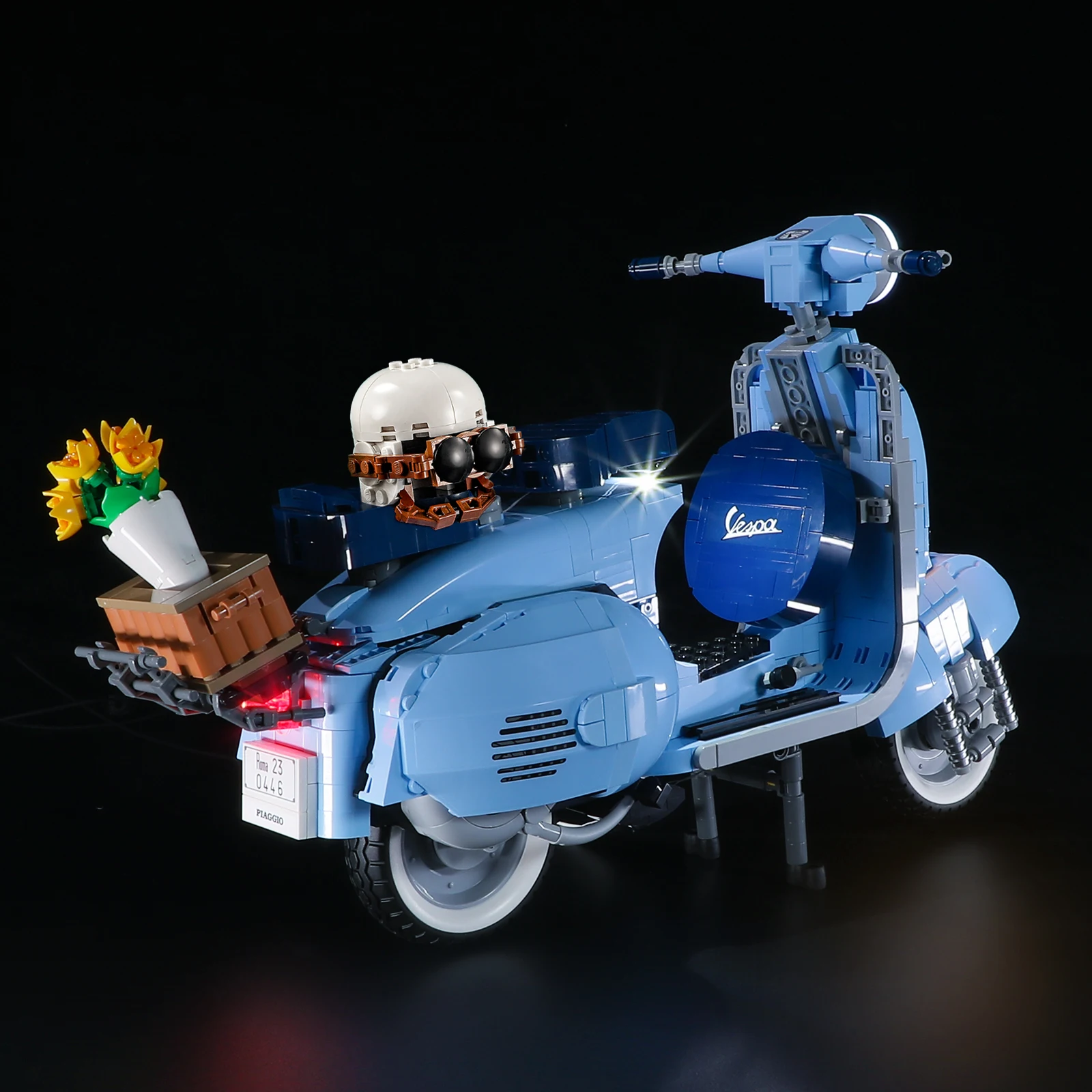 HPROSPER 5V LED 조명(모델 없음) LEGO 10298 Creator Vespa 125용 배터리 박스로 빌딩 블록 조명