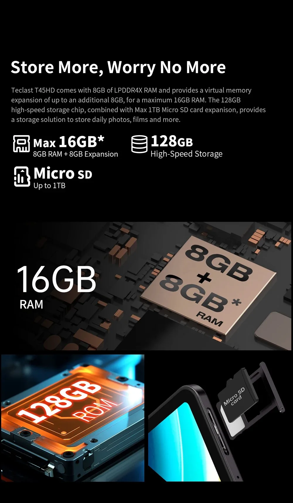 Teclast M50HD 8GBメモリ128GBストレージ M50HD Tablet