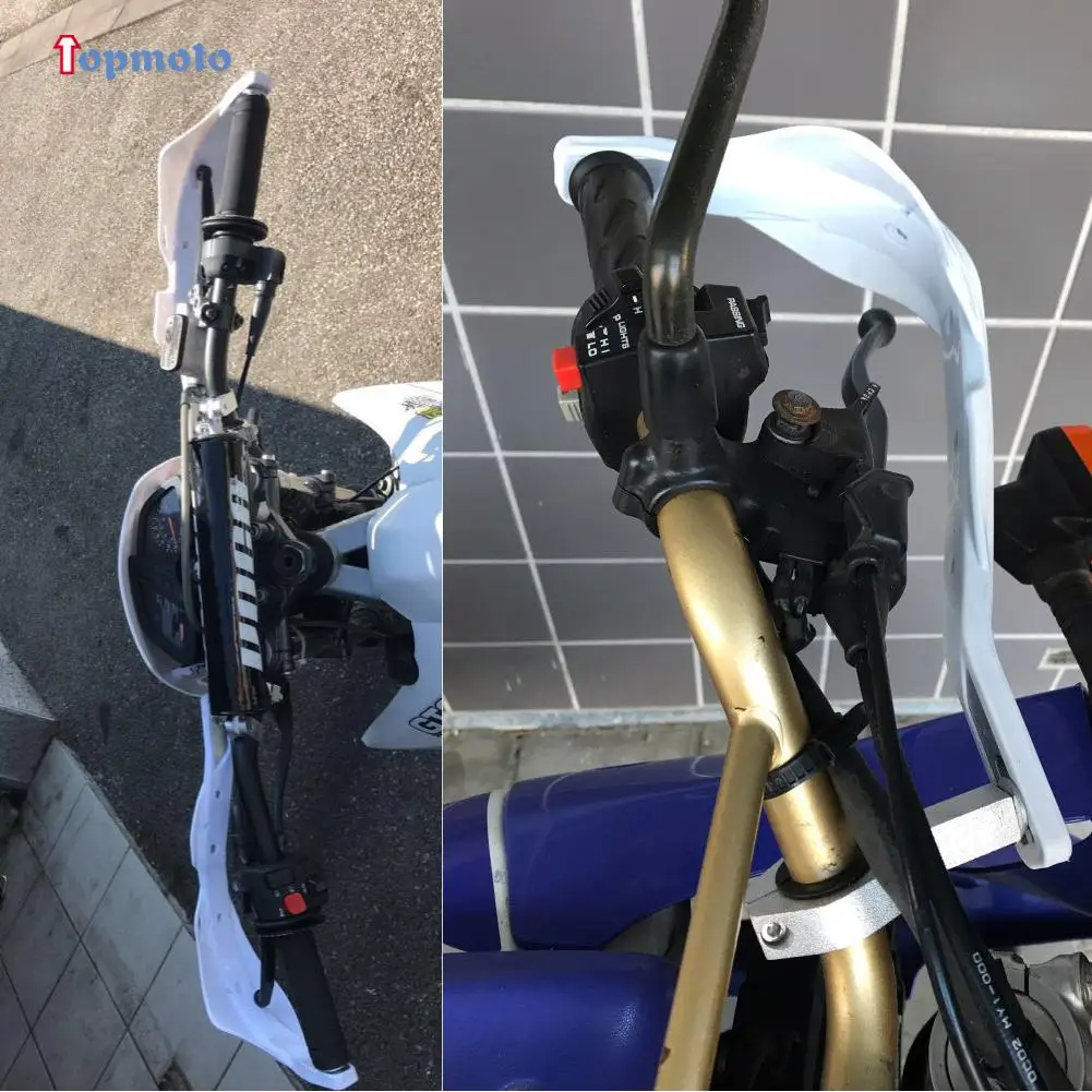Universal Motorcycle Handguard Handlebar Shield for Off-Road and ATV Bikes