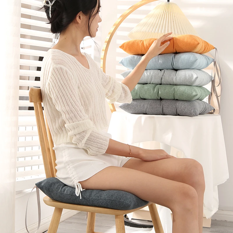 Cushion chair home four seasons floor cushion student office long sitting butt cushion 3