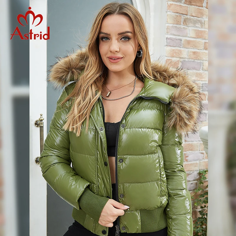 AstridLargeNaturalRaccoonFoxFurHooded2023WinterwarmThickCoat