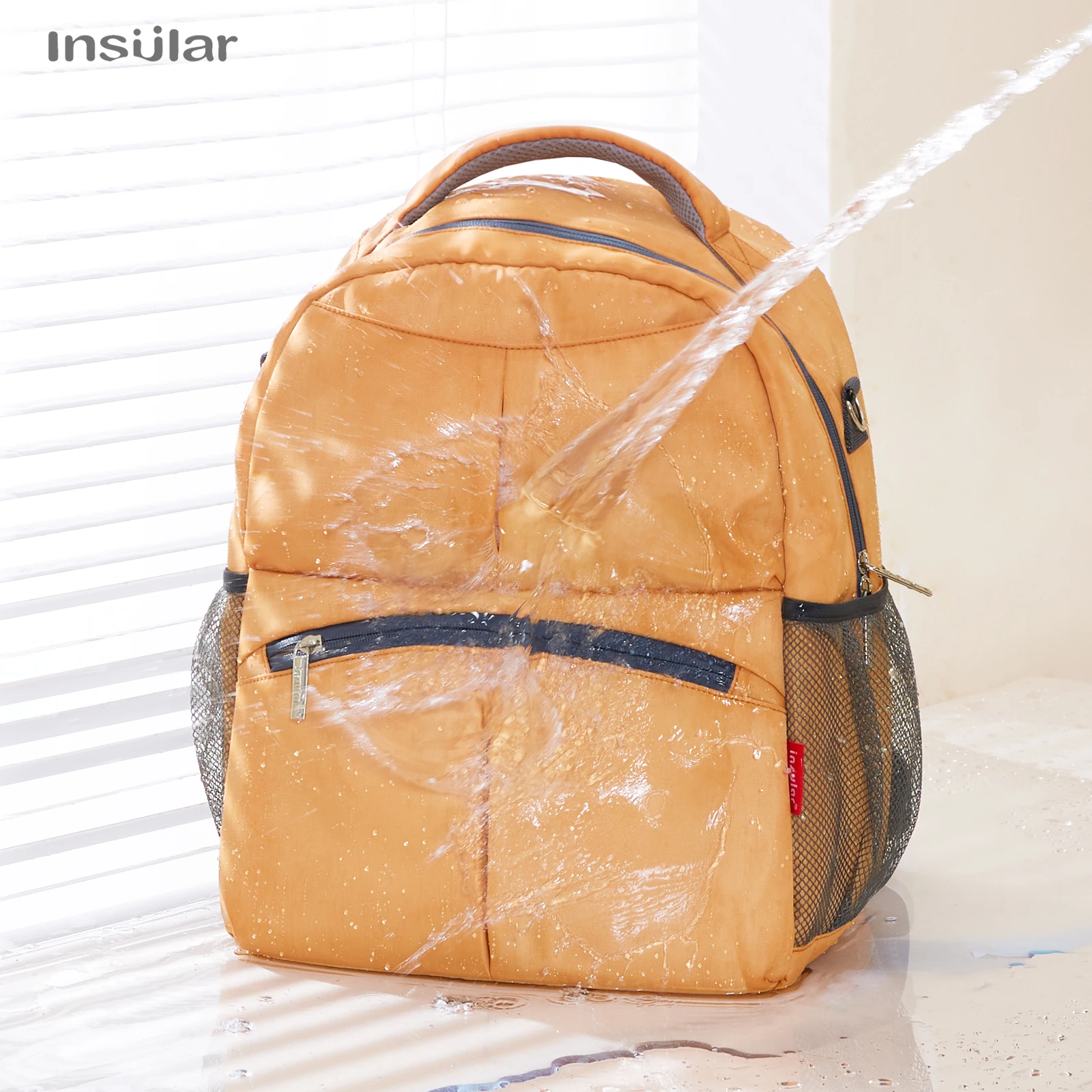 Insular Baby Diaper Backpack Mummy Large Capacity Nurse Changing Bag Multi-function Outdoor Travel Stroller Nappy Bags For Baby 2