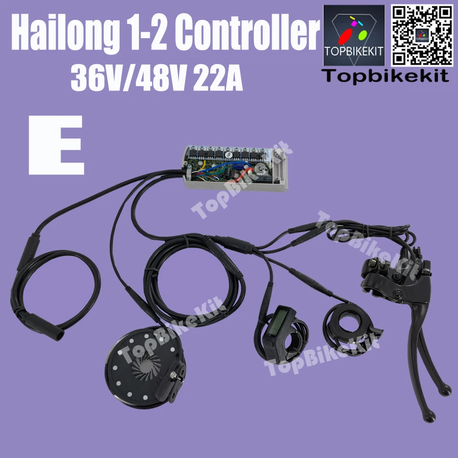 Big Hailong battery case controller 36V/48V 22A 9mosfers KT sine wave controller 