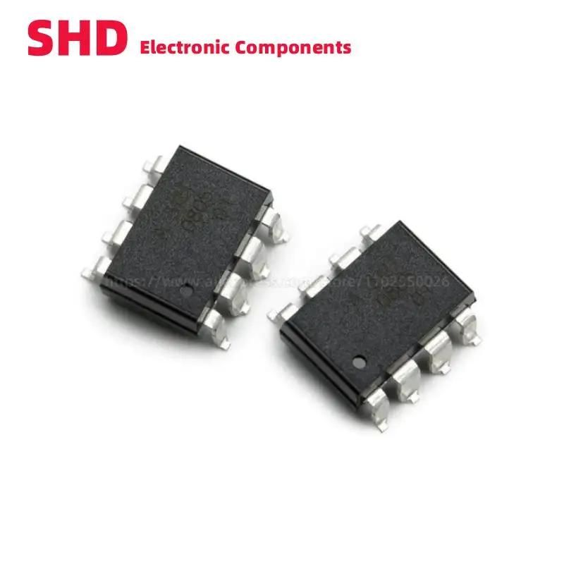 5 Pz Acpl-312T A312T Acpl-312T-300E Acpl-312T-000E Acpl-312T-500E Hcpl-312T Smd Dip-8 Uscita Logica Optoaccoppiatori Gate Drive Opto