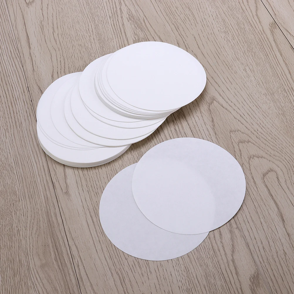 

100 PCS 125cm Premium Discs Medium Flow Rate Qualitative Filter Paper (White)