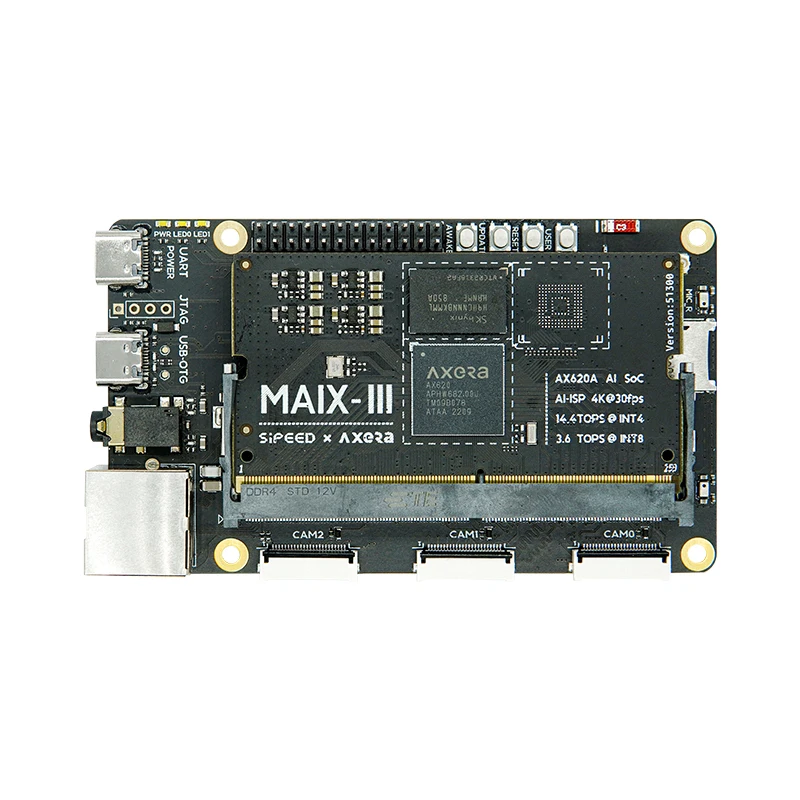 Sipeed M3axpi Inteligência Artificial Visão Axera Ax620a 14.4 Encabeça Npu ai Isp Baixa Luz Visão Noturna Linux Desenvolvimento 2g Ram - Imagem 3