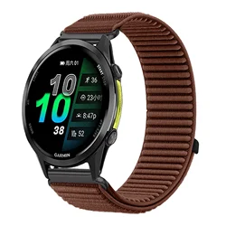 Breathable Nylon Watch Band - 18mm, 20mm, 22mm - 22mm width (Brown)
