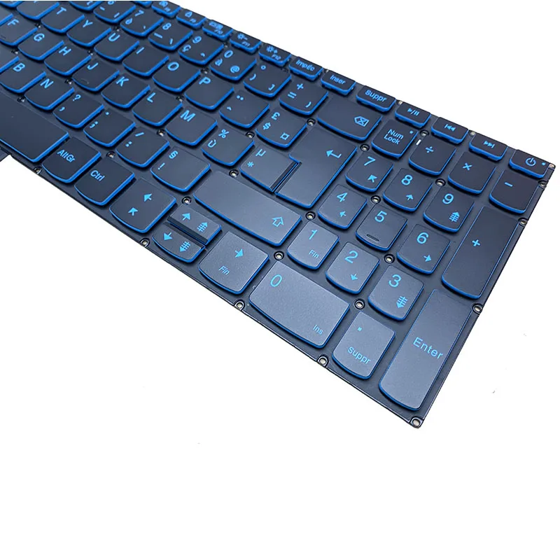 Espanhol Francês Origina Teclado fo Lenovo Ideapad L340 L34015 L340-15irh L340-17api Gamin Retroiluminado Azul Novo - Imagem 3