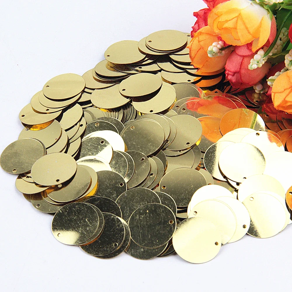 Sparkling Gold Sequin Mix for Crafting and Decoration