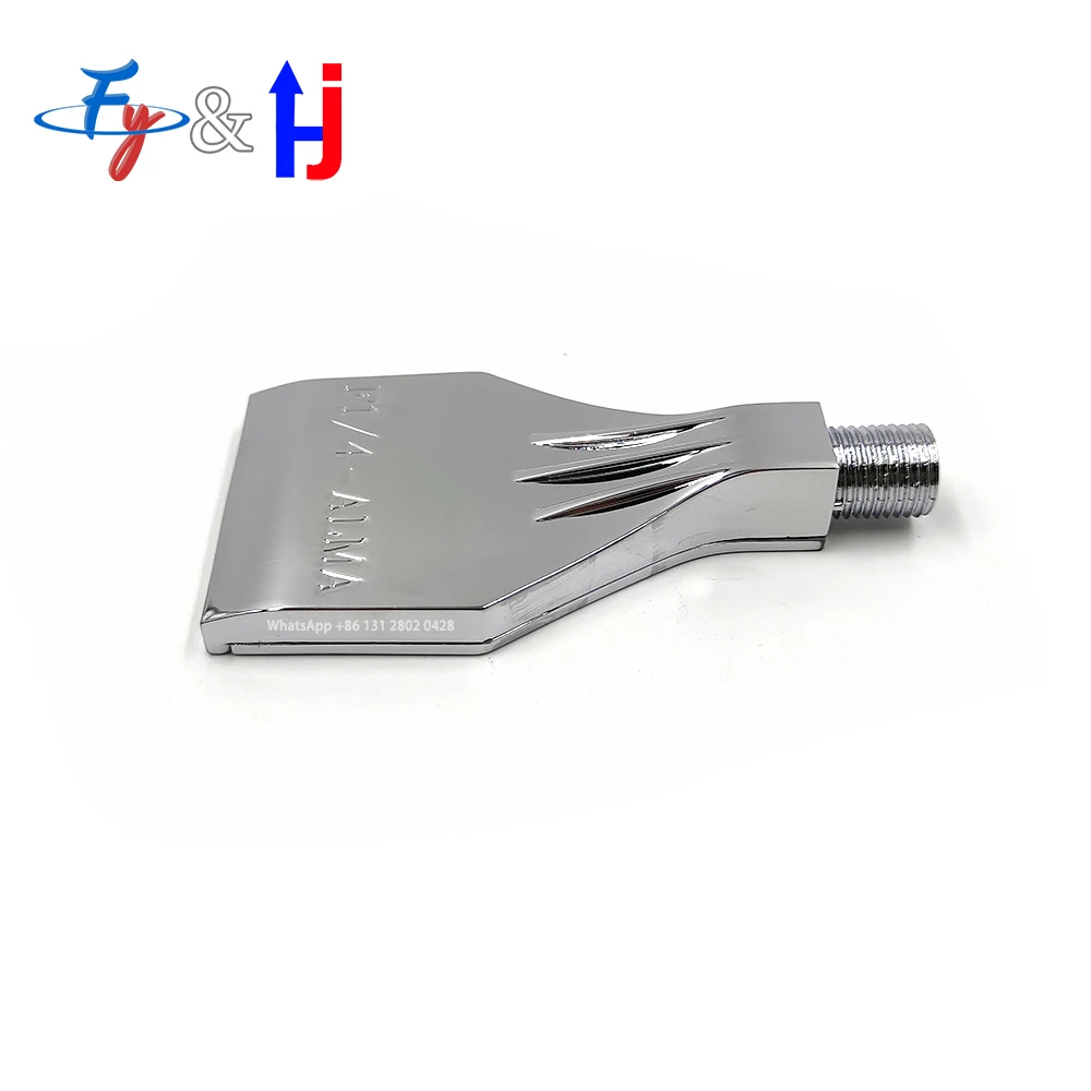 Metal Air Blow Flat Nozzle, Aluminum Alloy Blow Jet, Paint Nozzle, 1/4 BSPT, F1/4-ALMA, Dust Removal 4