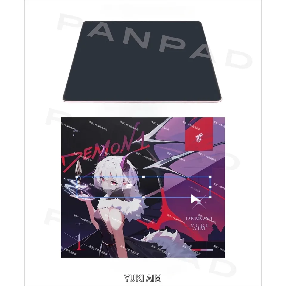 マウス・トラックボール YukiAim x Demon1 Glass Mousepad Yuki Aim x Demon1 Mousepad - Limited Edition - us.MaxGaming.com