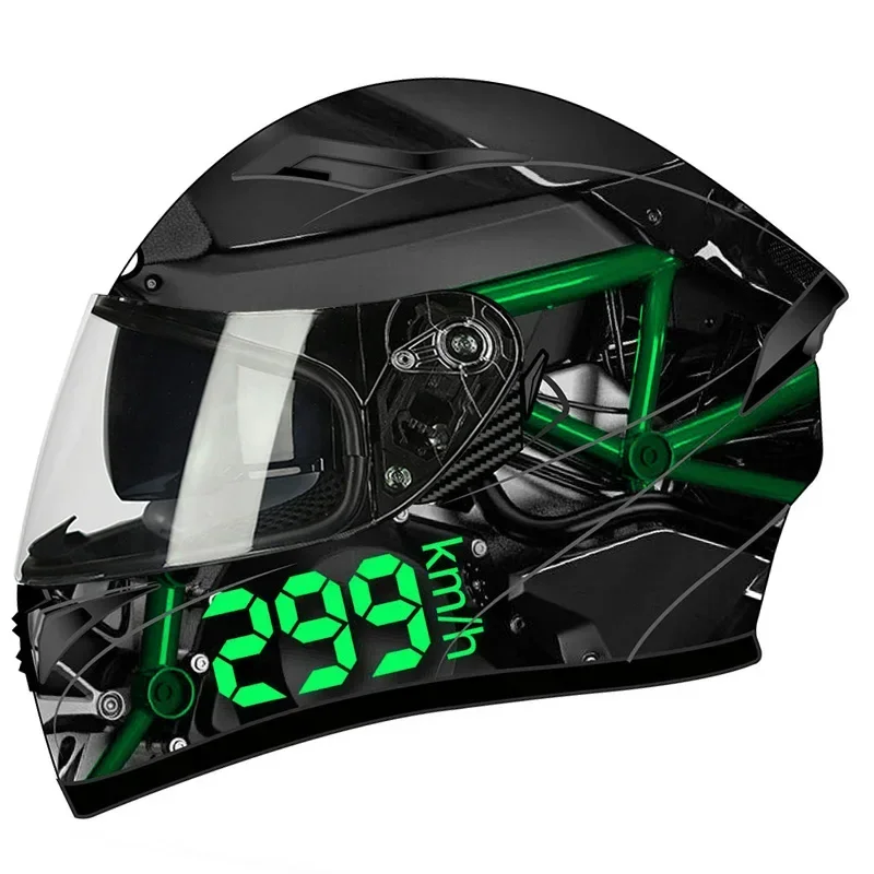 thumbnail image 1 of Casco de motocicleta AIS con certificación DOT, casco integral para hombre, doble lente de color, capacete para motocicleta, casco para motocicleta BMW, 1 of 4