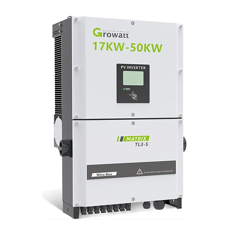 W-18 Growatt Inverter 20Kw 25Kw 30Kw 40Kw Tl3-S Energia Solare Su Rete 3 Fasi 380V