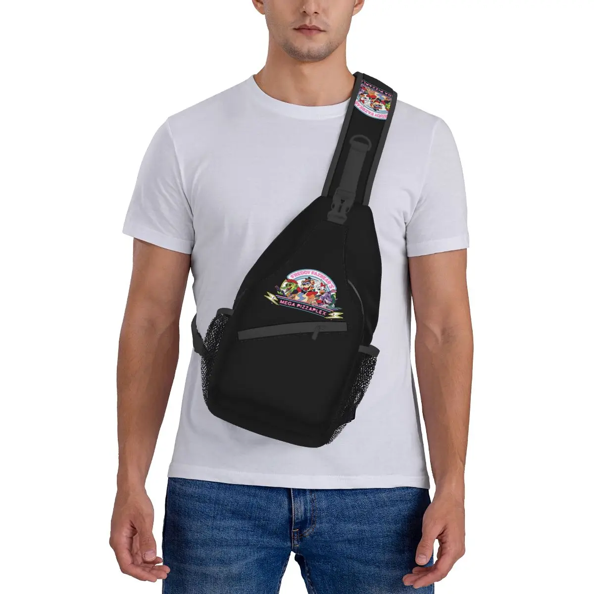 Fnaf Security Breaker Sling Zaino Sling Bag Escursionismo Borsa Da Viaggio Per Il Petto Daypack Borsa A Tracolla Per Zaino A Tracolla Moda Uomo
