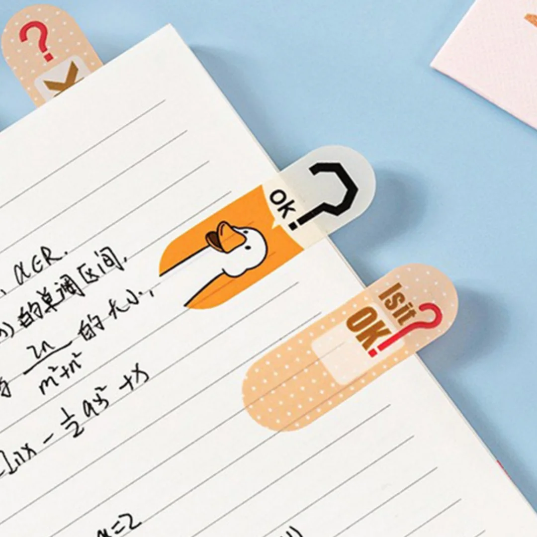 100개 동물 테마 스티커 노트 세트, 탈부착 가능한 인덱스 탭, 정리 및 표시용 창의적인 스티커, 장 북마크 라벨, 다이어리 마킹 장식 스티커, 아트 라벨, 사무실 및 학교 정리 용품에 적합, 찢어지는 북마