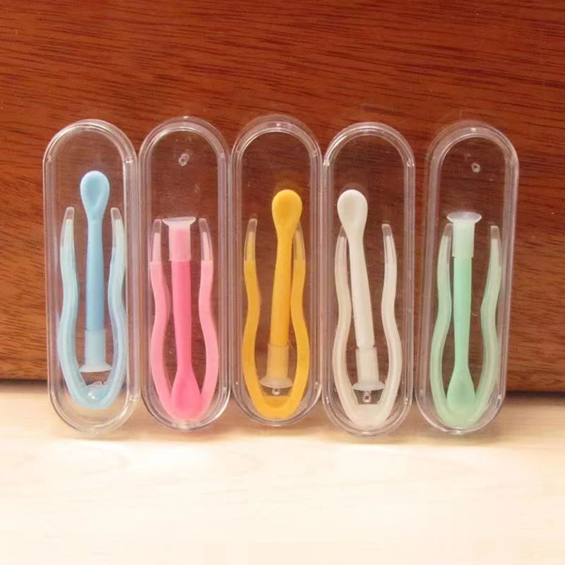 Contact Lenses Tools Ksseye 1 Set Multicolor Contact Lenses Tweezers and Suction Contact Wearing Tool Clip Tool Lens Inserter Remover Eyewear