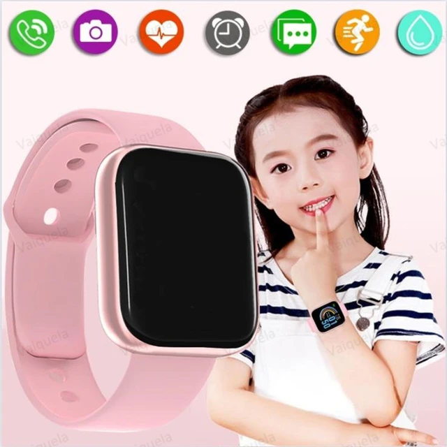 Reloj inteligente conectado Digital para niños, reloj inteligente con  recordatorio de llamadas, monitoreo de frecuencia cardíaca para niños,  niñas, hombres, mujeres - AliExpress